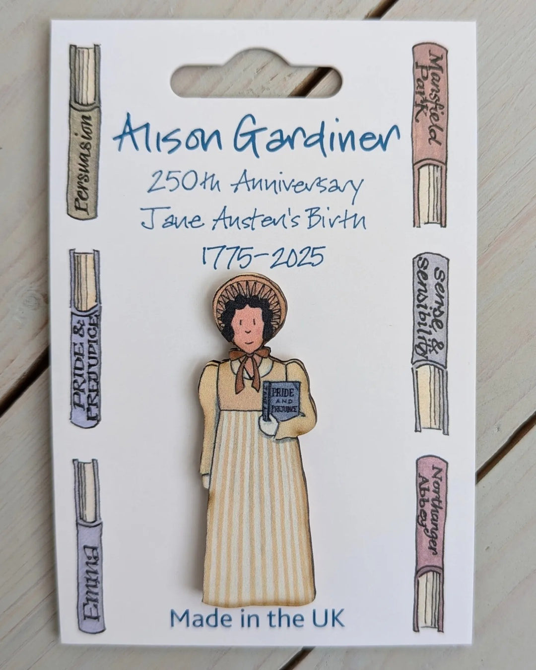 Jane Austen Pin Badge