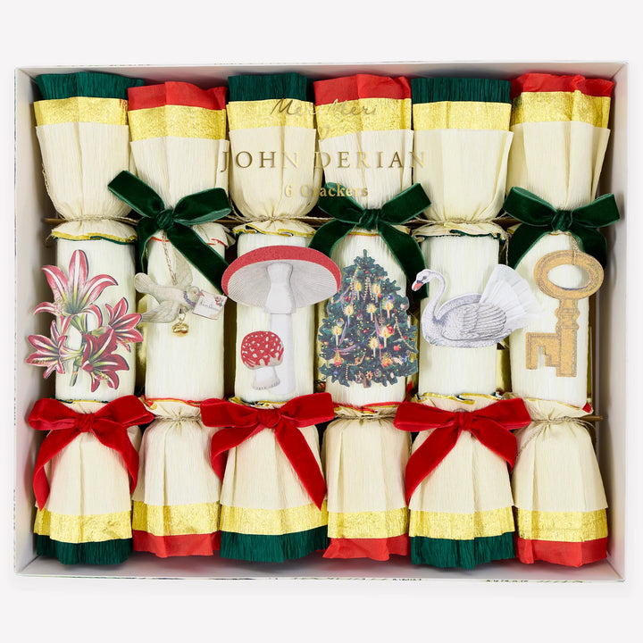 Meri Meri x John Derian Christmas Crackers Box of 6