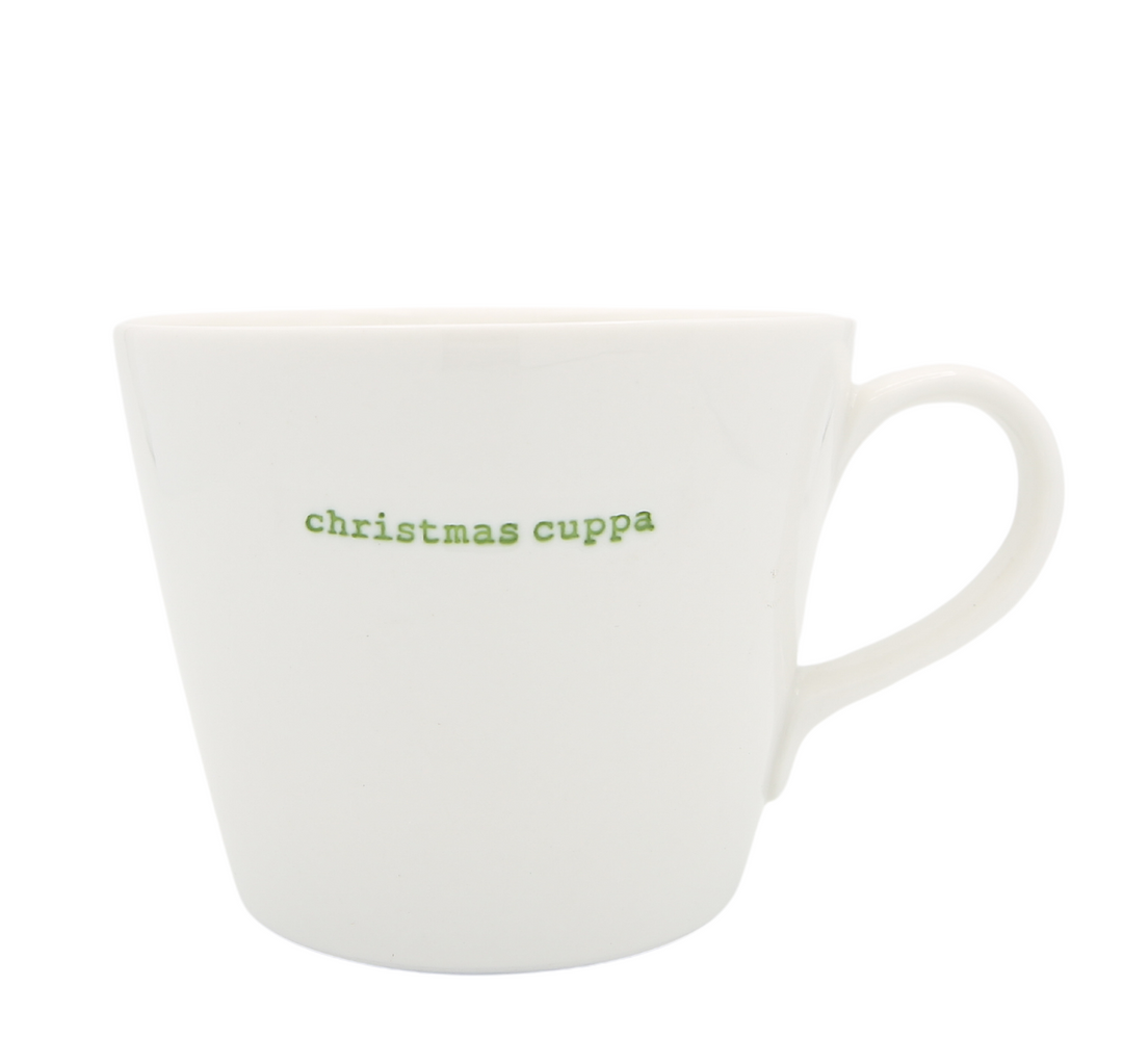 Bucket Mug - christmas cuppa