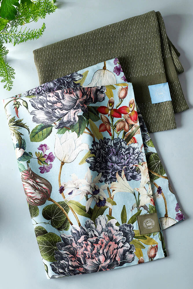 Kew Gardens Bee Floral Tea Towels (Set of 2)