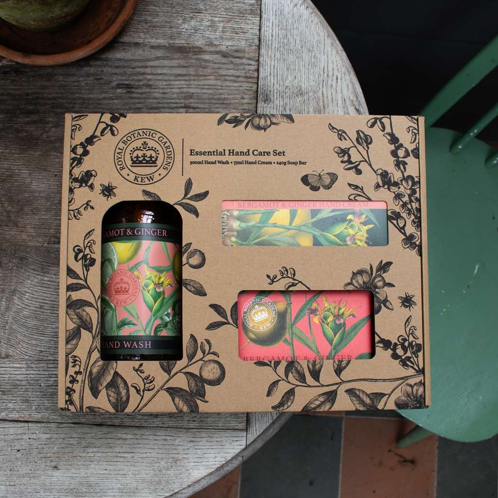 Kew Gardens Bergamot & Ginger Essential Hand Care Gift Box