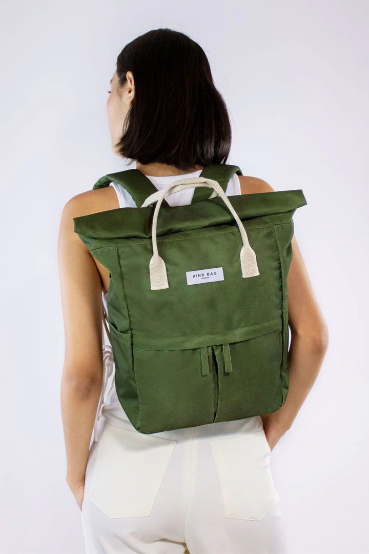 Olive Green Hackney Medium Backpack