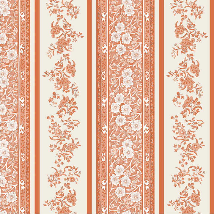Pumpkin Burleigh Stripe Paper Napkins