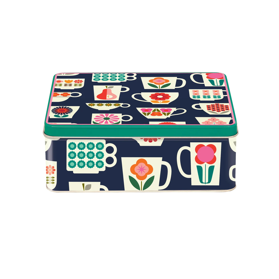 Kate Rhees Teacup Deep Rectangular Tin