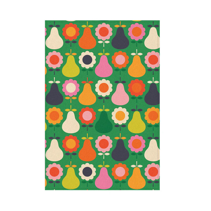 Pears & Flowers Towel by Kate Rhees