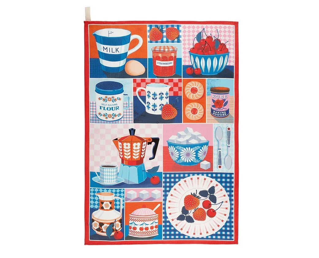 "Kitsch" Tea Towel by Printer Johnson