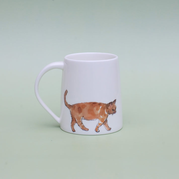 Two Cats and a Butterfly Mug