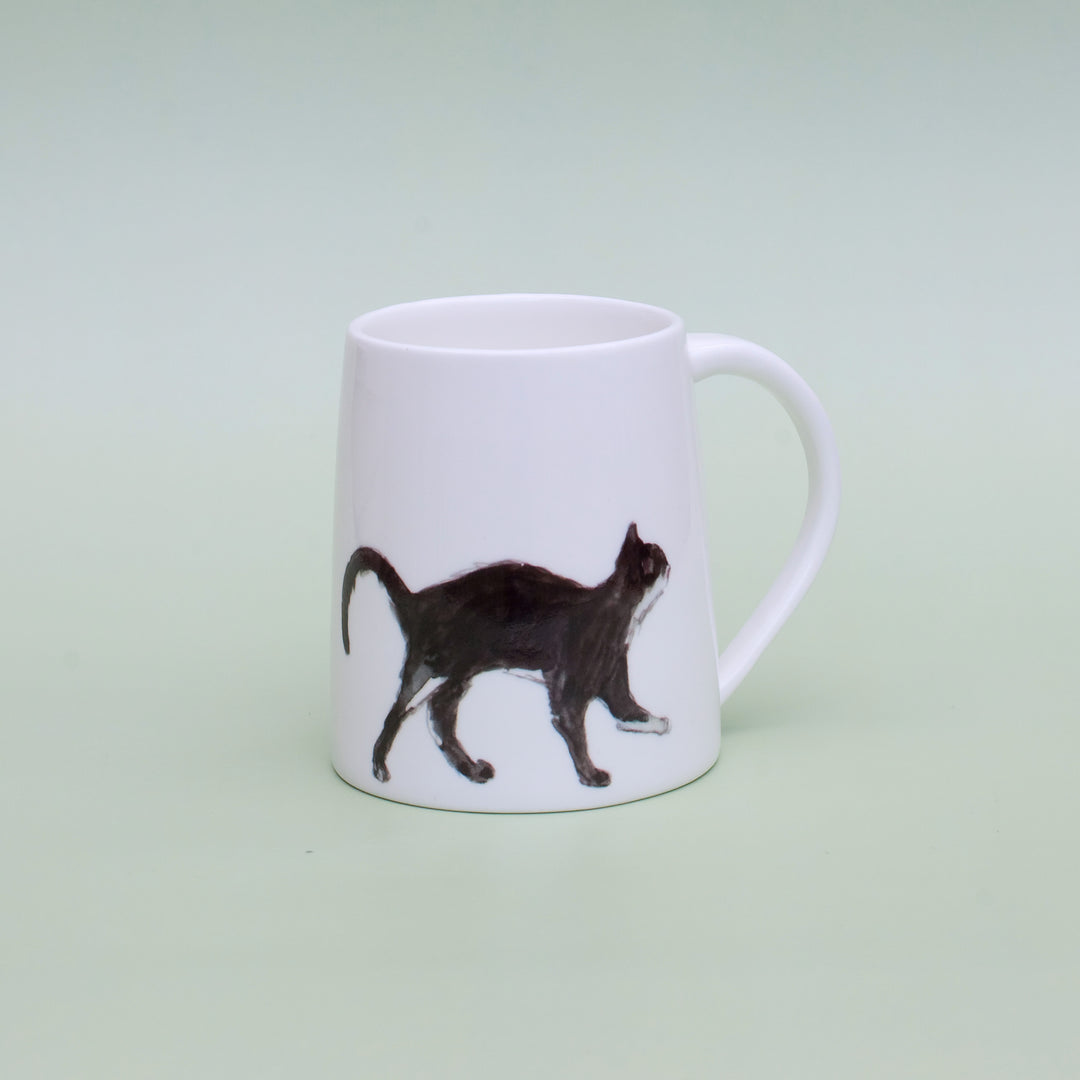 Two Cats and a Butterfly Mug