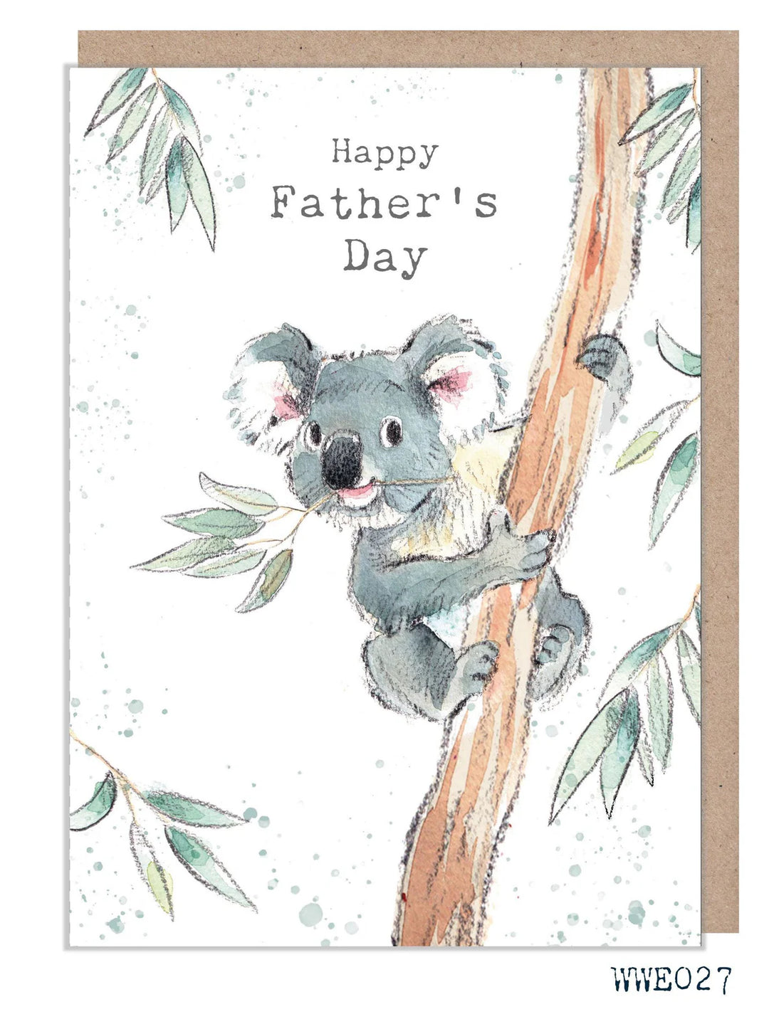 Koala in Tree Father's Day Greetings Card