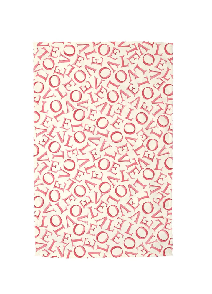 L.O.V.E Oven Glove & Tea Towel Set