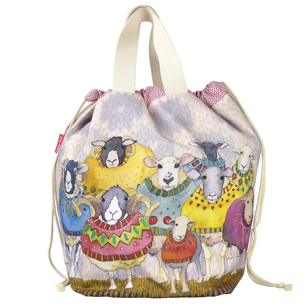 Sheep In Sweaters Large Bucket Bag