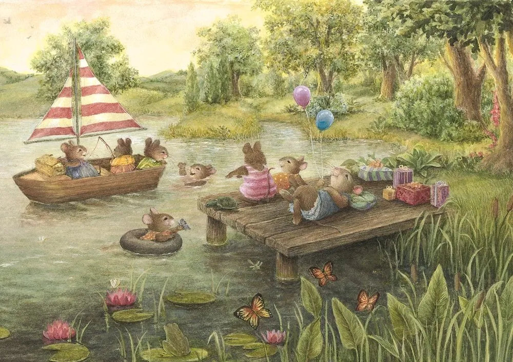 Pond Party Greeting Card