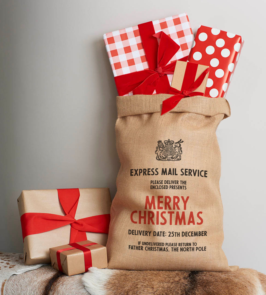 Jute Large Christmas Santa Sack