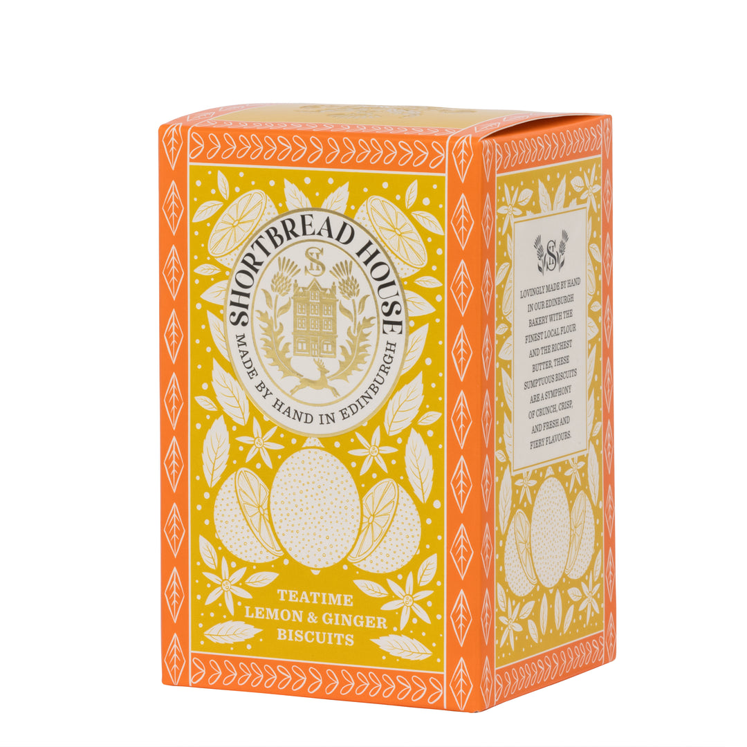 Teatime Lemon & Ginger Biscuits 140g