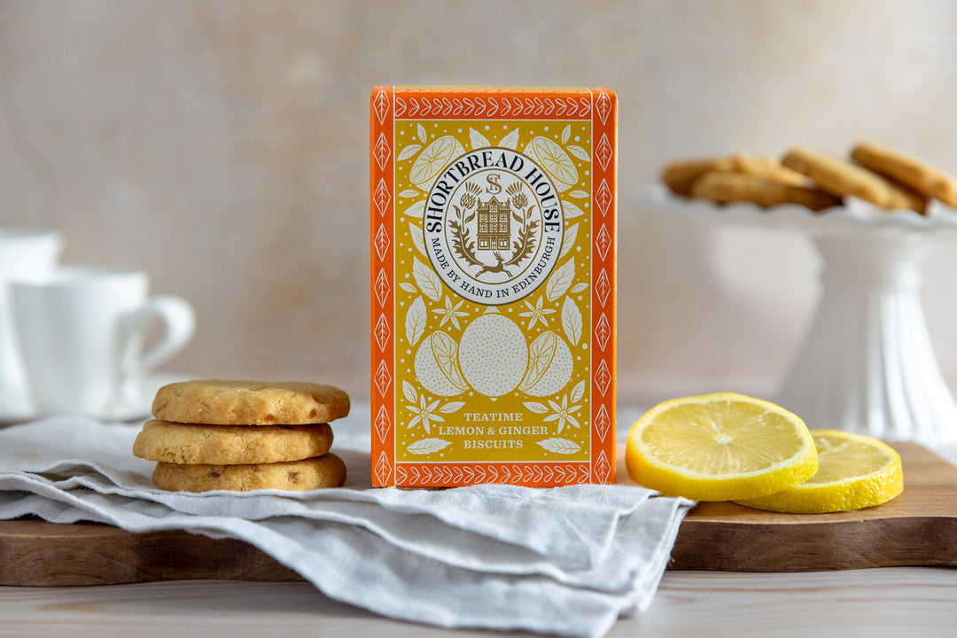 Teatime Lemon & Ginger Biscuits 140g