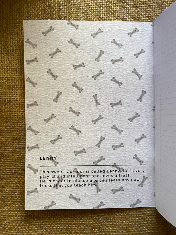 Lenny Labrador A5 Notebook