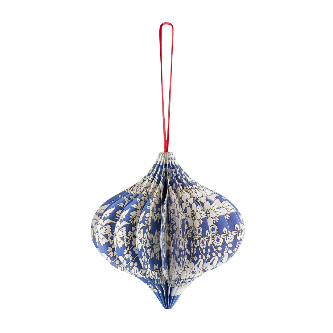 Meri Meri x Liberty Paper Honeycomb Tree Decorations