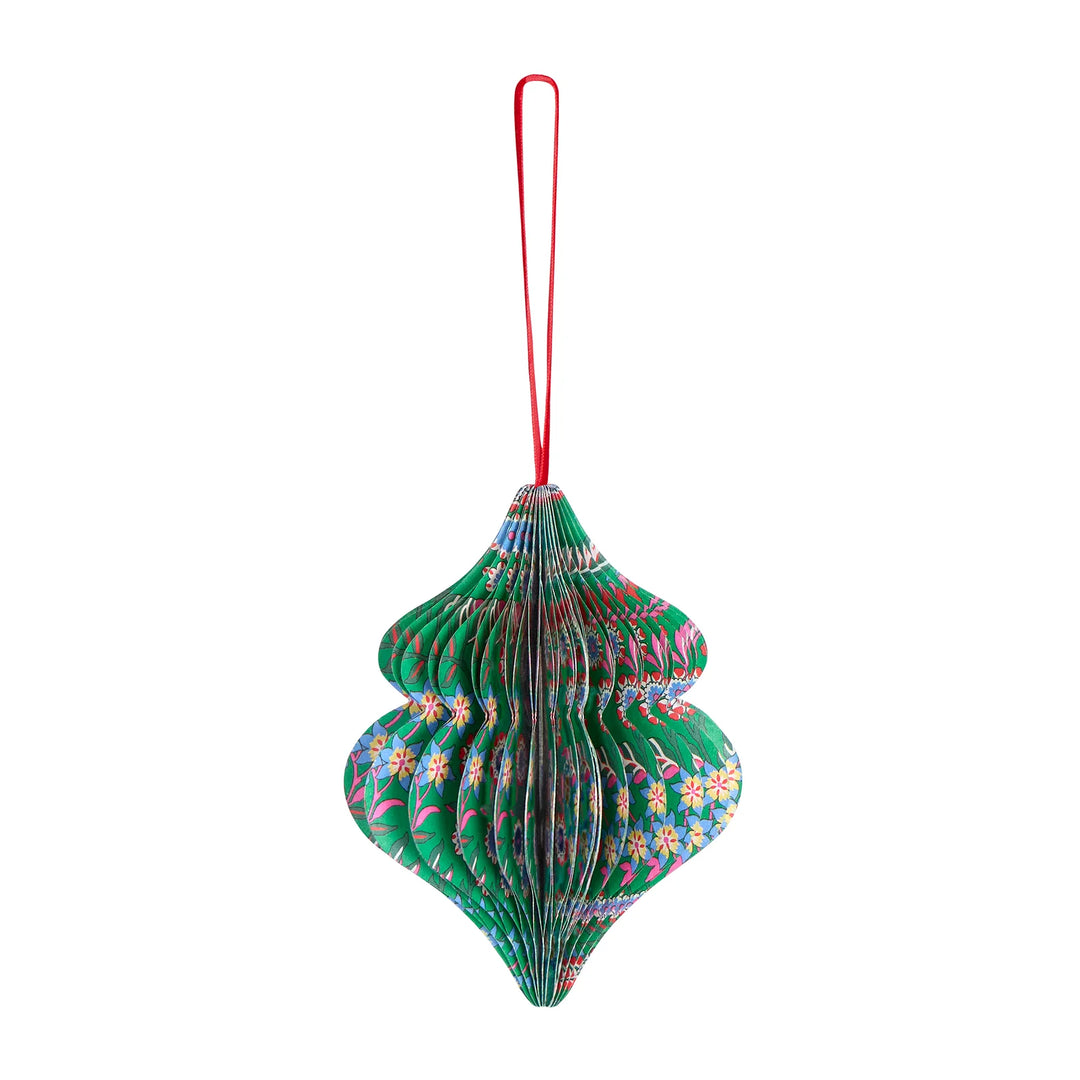 Meri Meri x Liberty Paper Honeycomb Tree Decorations