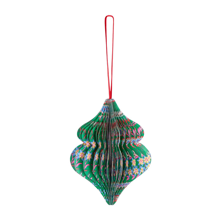 Meri Meri x Liberty Paper Honeycomb Tree Decorations
