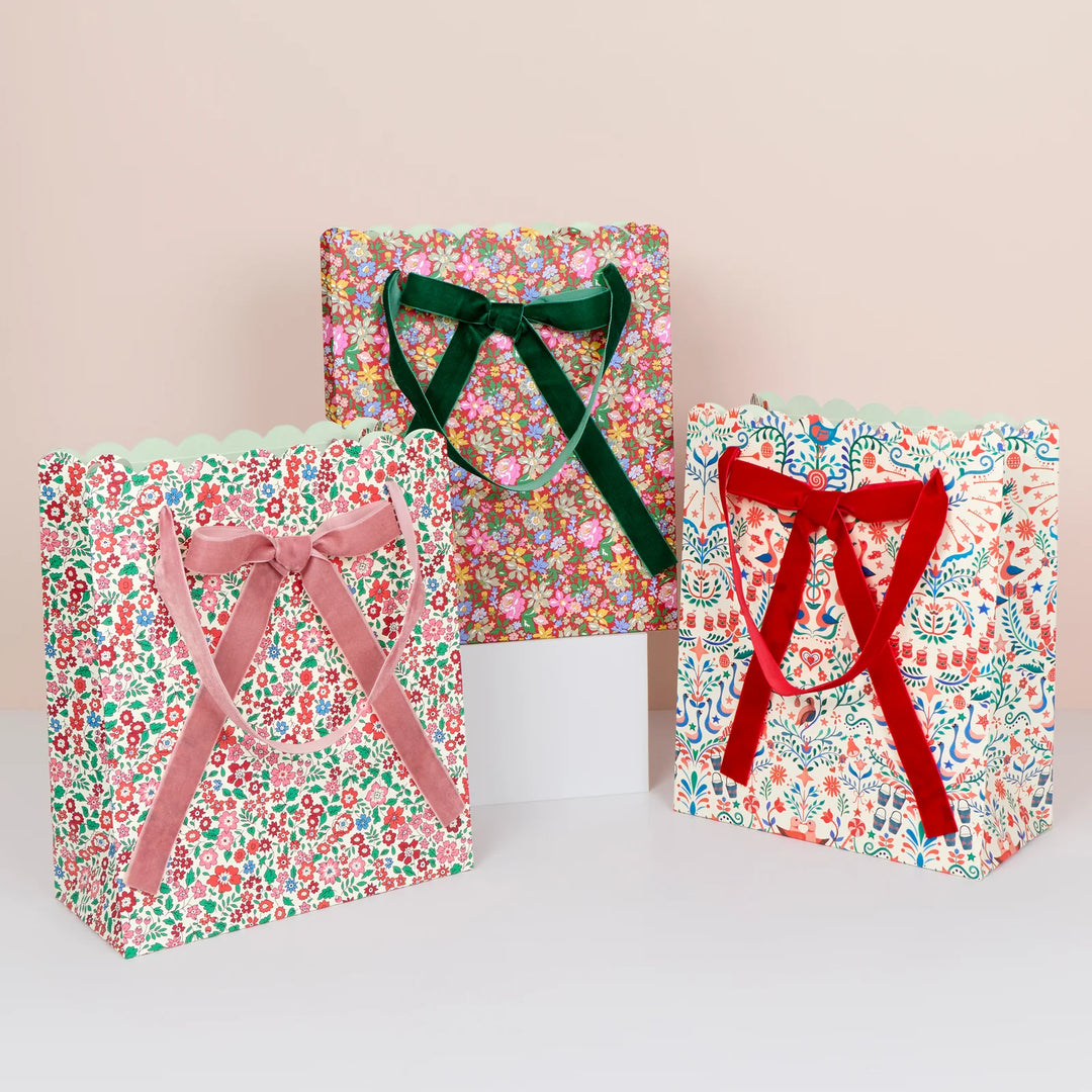 Meri Meri x Liberty Medium Gift Bags x 3