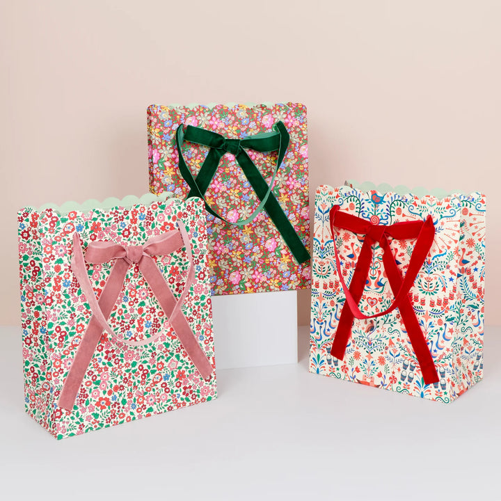 Meri Meri x Liberty Medium Gift Bags x 3