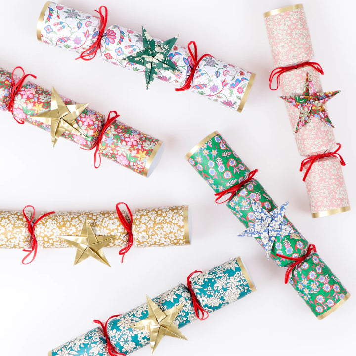 Meri Meri x Liberty Origami Star Crackers Box of 6