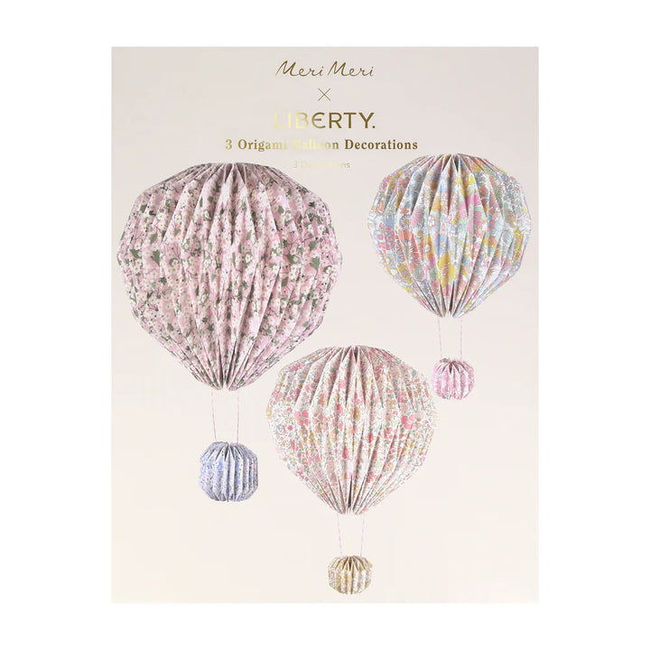 Liberty Trio of Origami Balloon Decorations