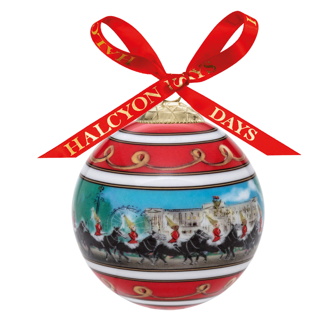 Life Guards on Parade Bone China 3" Bauble