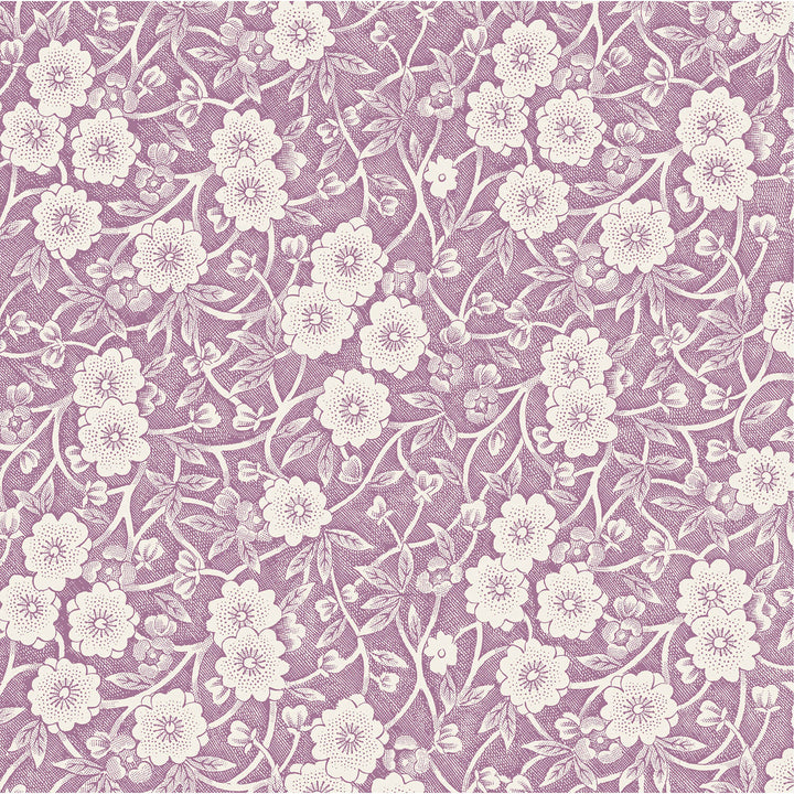 Burleigh Lilac Calico Paper Napkins