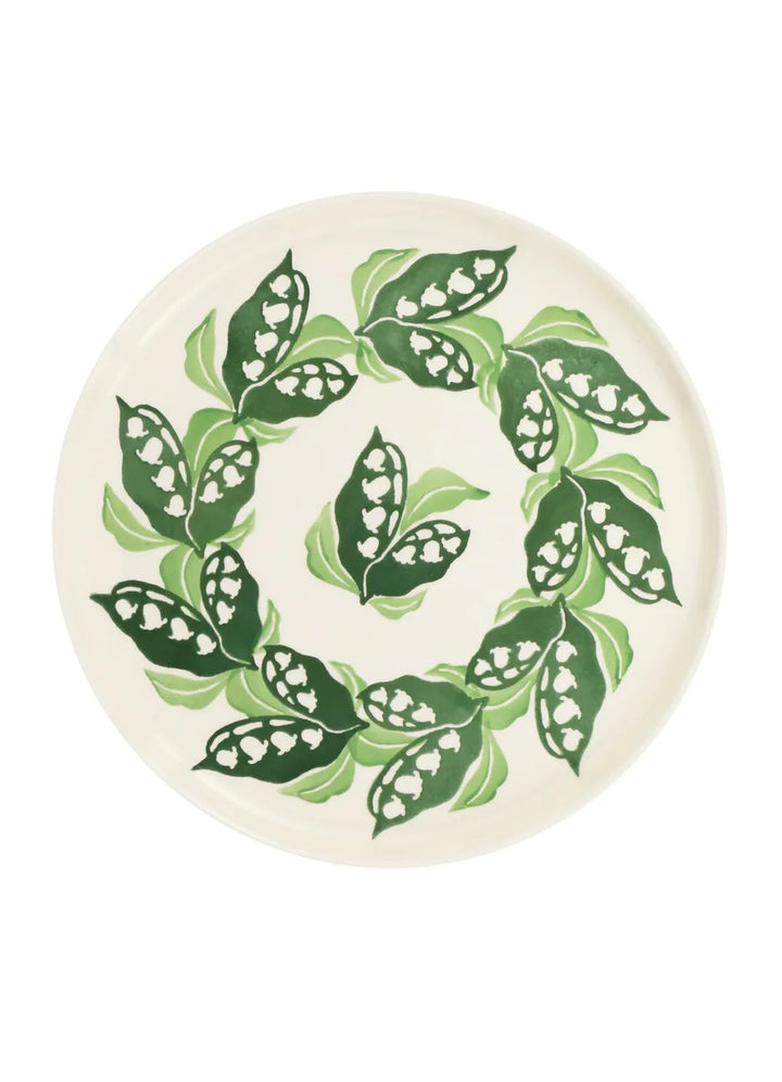 Lily of the Valley 11" Flat Serving Plate