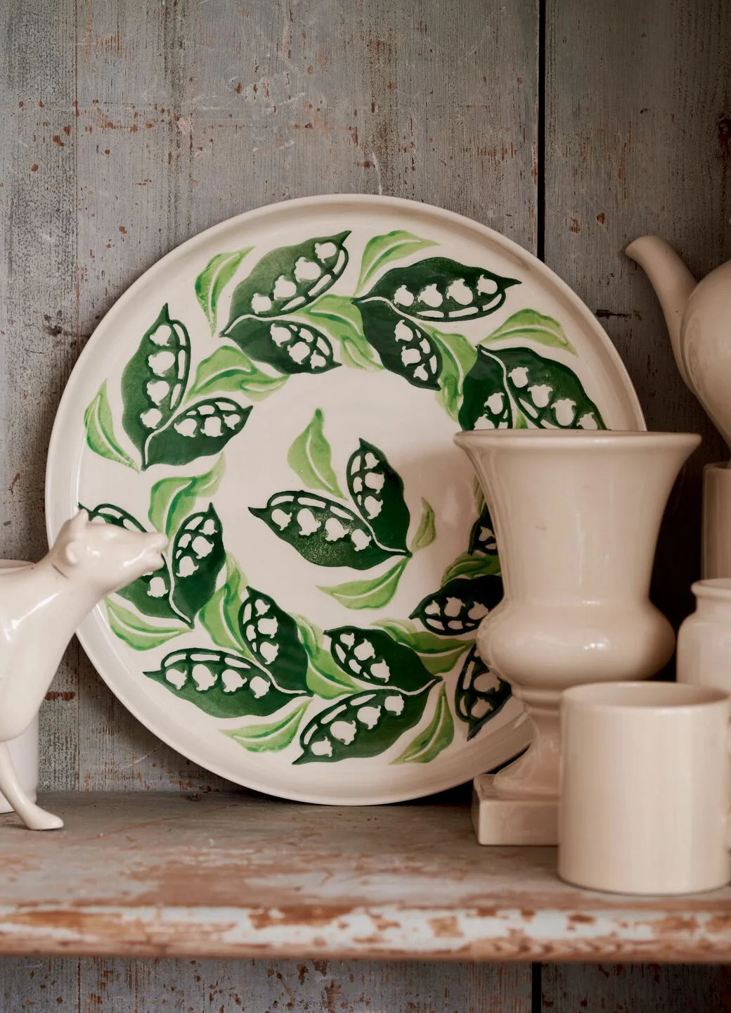 Lily of the Valley 11" Flat Serving Plate