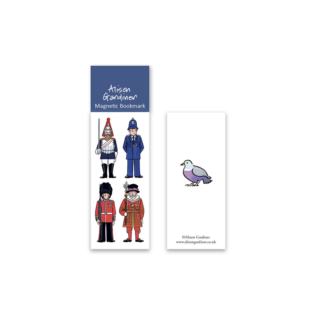 London Figures Magnetic Bookmark