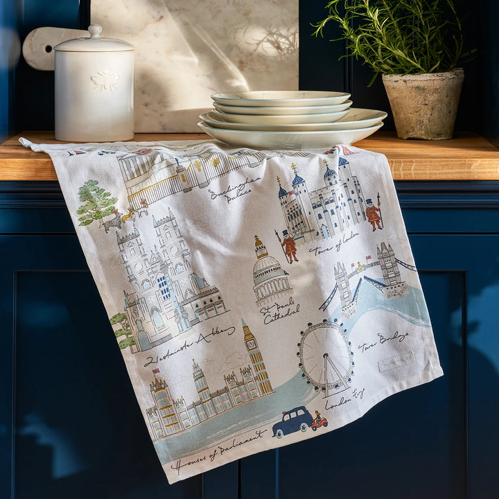 London Scene Tea Towel