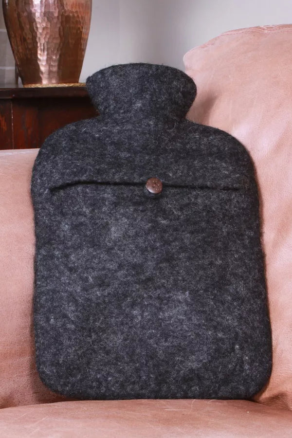 Hand Felted Lugana Hot Water Bottle