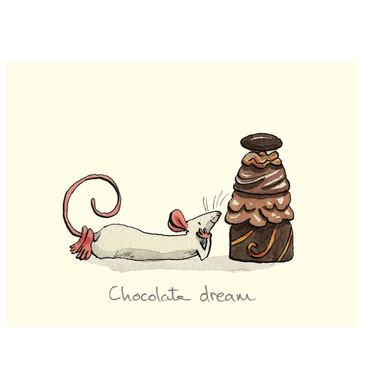 Chocolate Dream Greetings Card