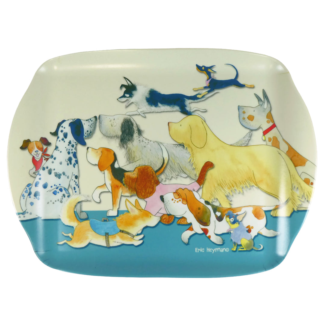 Paw Club (Blue) Melamine Medium Tray