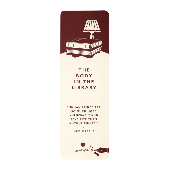 Agatha Christie "The Body in the Library" Book Mark