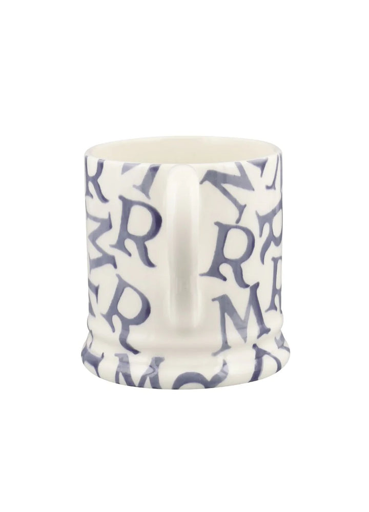 M.R. Blue 1/2 Pint Mug