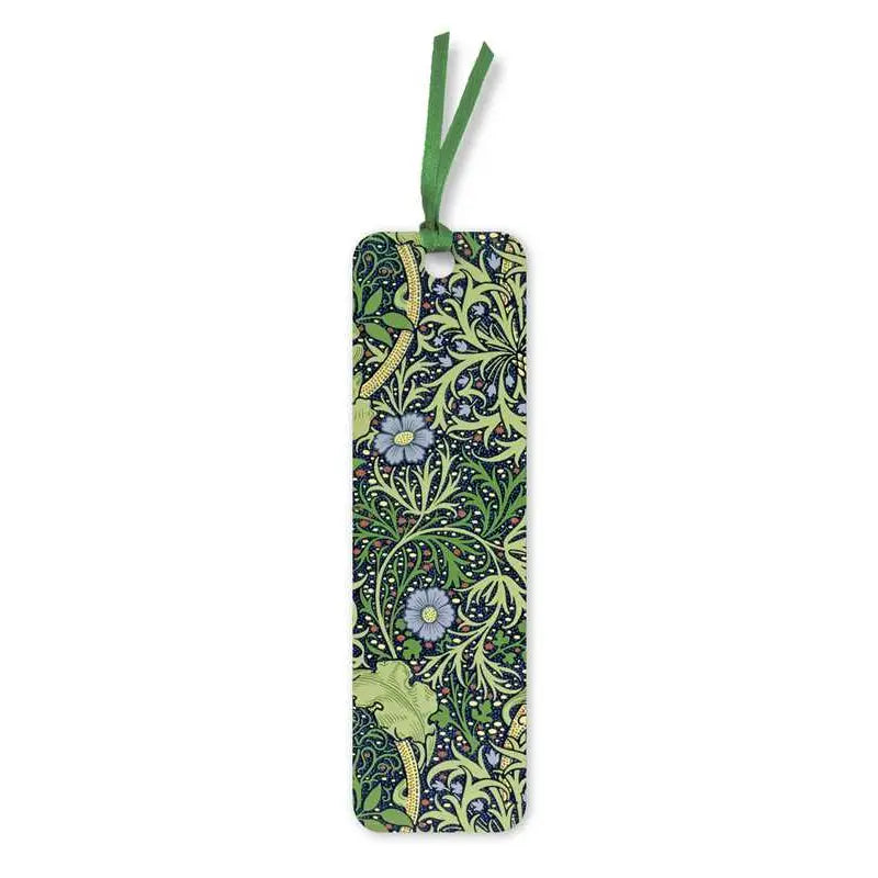 Seaweed Wallpaper Foiled Bookmark by William Morris