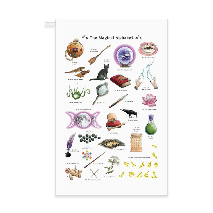 The Magical Alphabet Tea Towel