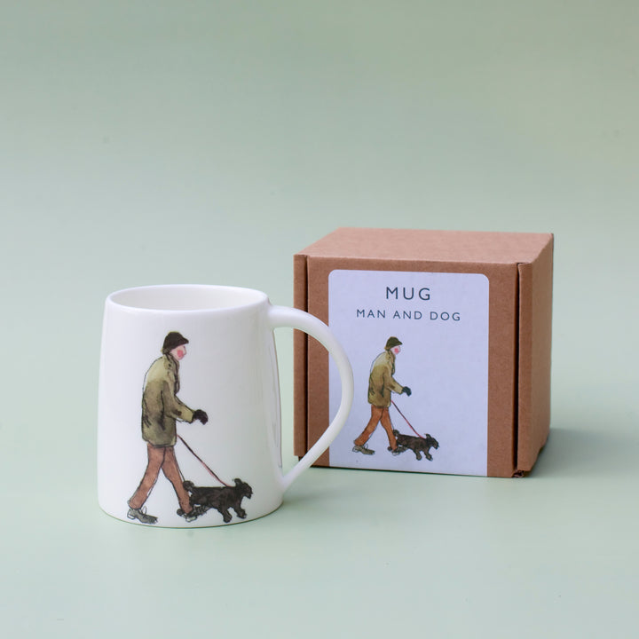 Man and Dog Mug