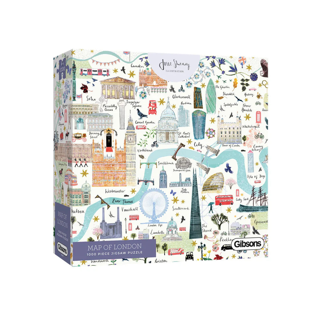 Map Of London 1000 Piece Puzzle