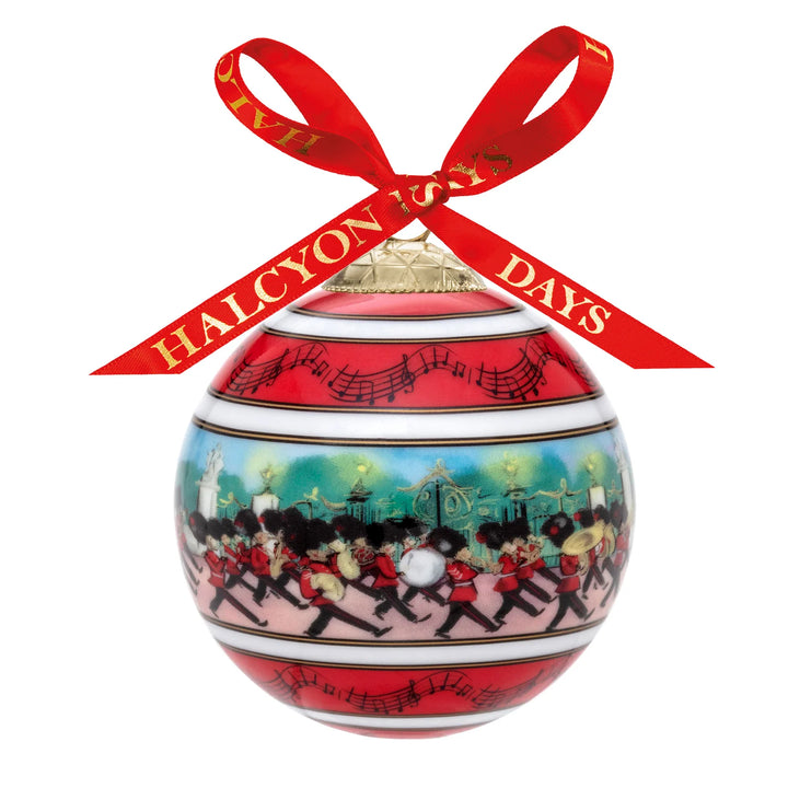Marching Down the Mall Bone China 3" Bauble