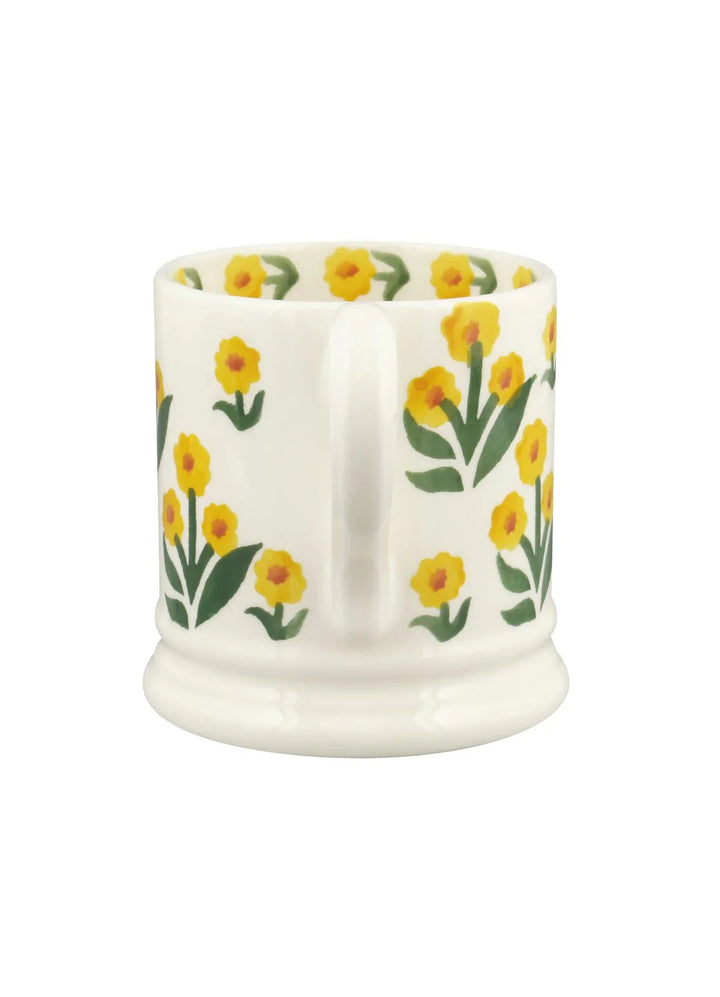 Marigold Hand-Stamped 1/2 Pint Mug