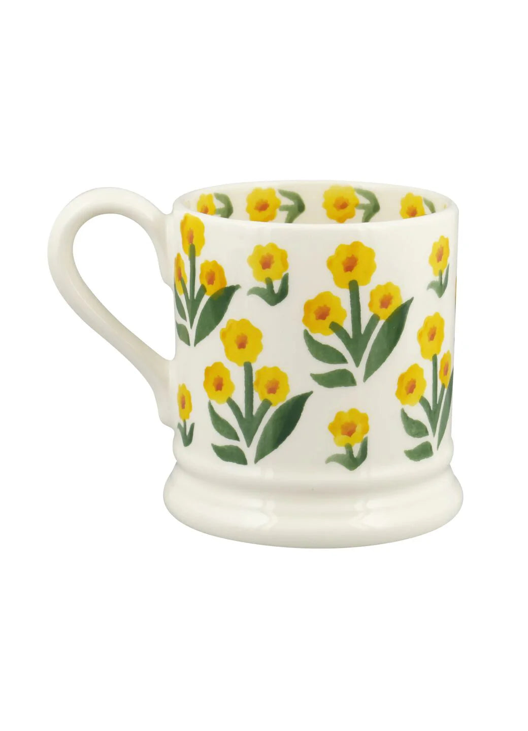 Marigold Hand-Stamped 1/2 Pint Mug