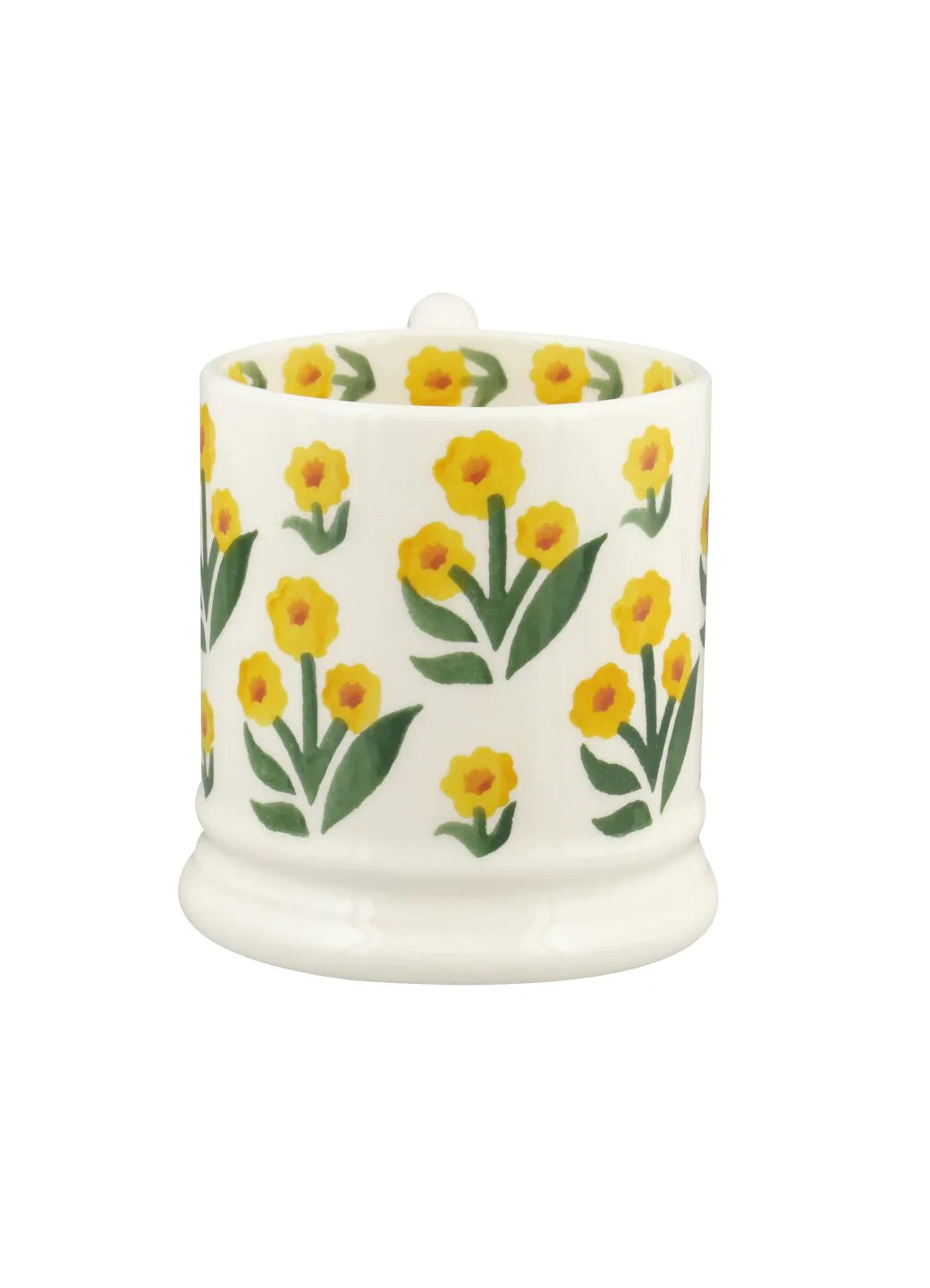 Marigold Hand-Stamped 1/2 Pint Mug