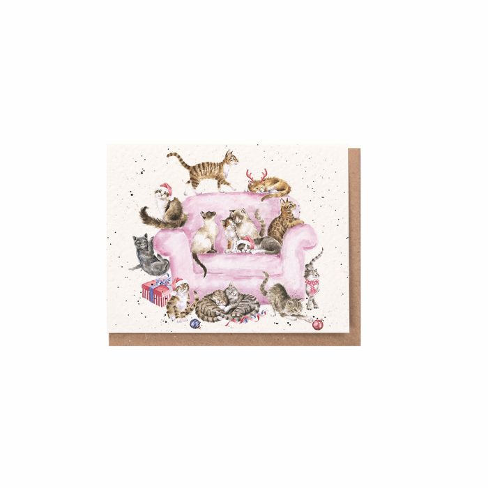 'Meowy Christmas' Cat Gift Enclosure Card