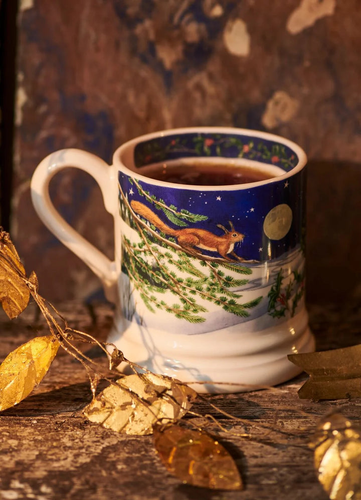 Midnight Squirrel 1/2 Pint Mug