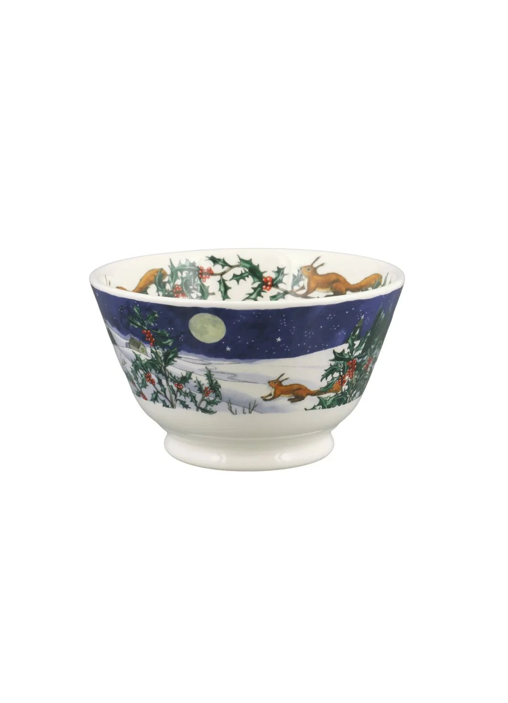 Midnight Squirrel Small Old Bowl