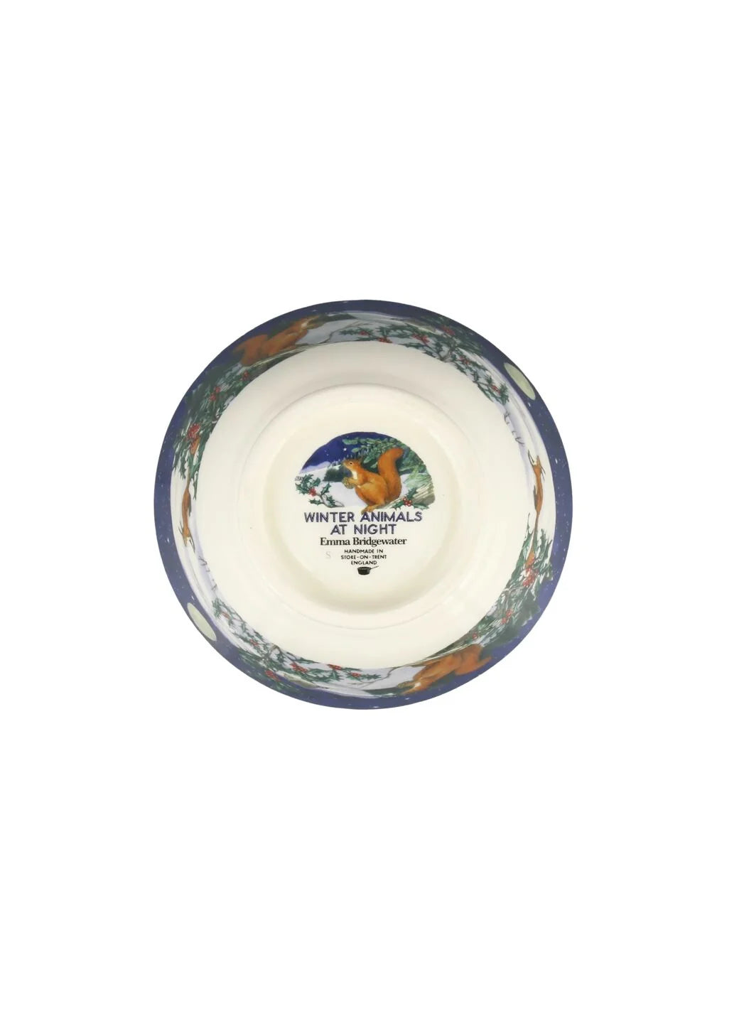 Midnight Squirrel Small Old Bowl